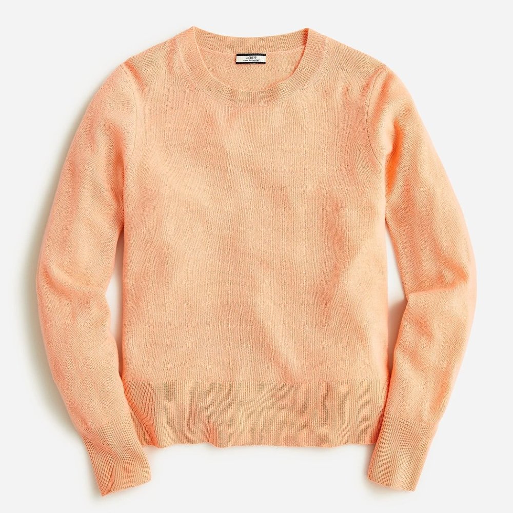 J. Crew Cashmere Sweater Pale Guava M